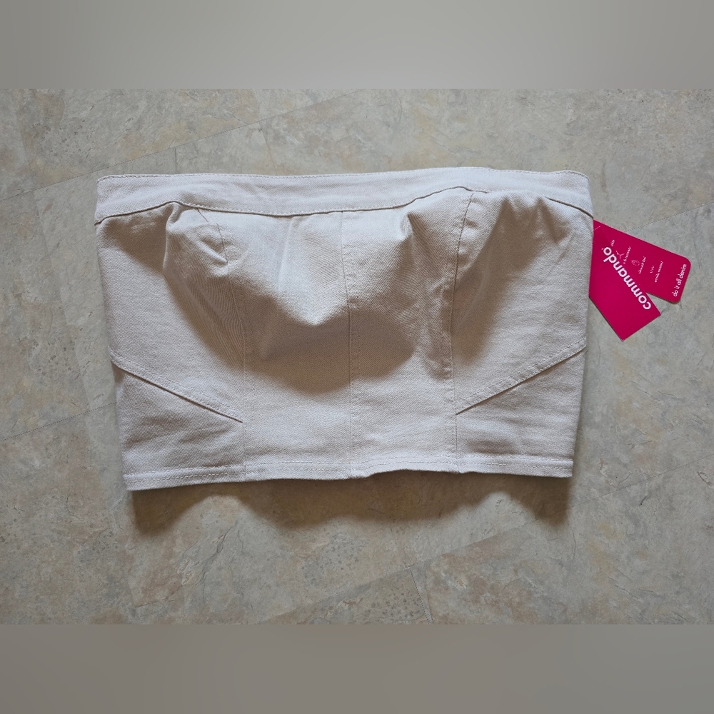 Commando Light Beige Strapless Top Large BNWT